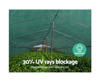 1.83x50m 50% UV Sun Shade Cloth - Green - JVEES