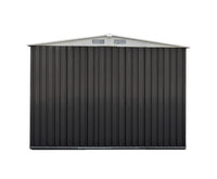 2.05 x 2.57M Steel Base Garden Shed - Grey - JVEES