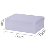 Set of 20 Clear Foldable Portable Shoe Boxes - JVEES