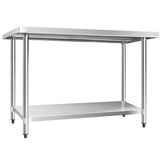 304 Stainless Steel Kitchen Work Bench Table 1219mm - JVEES