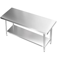 304 Stainless Steel Kitchen Work Bench Table 1524mm - JVEES