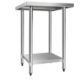 430 Stainless Steel Kitchen Work Bench Table 610mm - JVEES