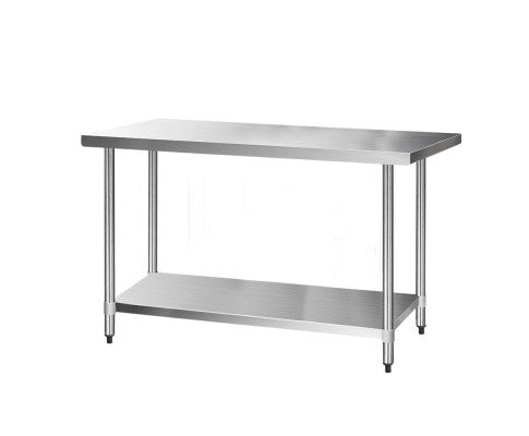 1524 x 610mm Stainless Steel Kitchen Work Bench - JVEES