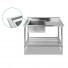 100cm x 60cm x 90cm Commercial Stainless Steel Sink Kitchen Bench - JVEES