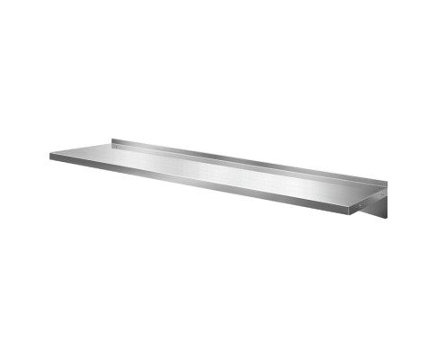 1800mm x 300mm x 240mm Stainless Steel Wall Shelf - JVEES