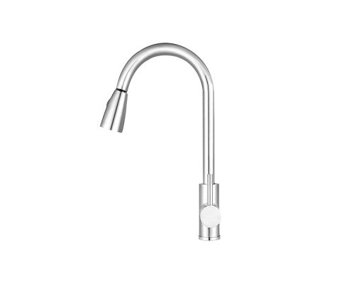 Pull-Out Mixer Faucet Tap - Silver - JVEES