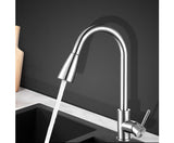 Pull-Out Mixer Faucet Tap - Silver - JVEES