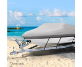 14 - 16 foot Waterproof Boat Cover - Grey - JVEES