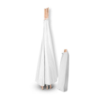 White Kids 6 Pole Teepee Canvas Tent - JVEES