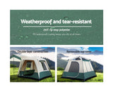 Instant Up Camping Tent 4 Person Pop up - JVEES