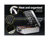 786pcs Tool Kit Trolley Case Set Mechanics Box Toolbox Silver - JVEES