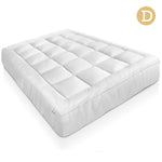 Duck Feather & Down Pillowtop Matress Topper - Double