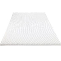 Deluxe Egg Crate Mattress Topper 5 cm Underlay Protector Double - JVEES