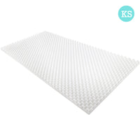 Deluxe Egg Crate Mattress Topper 5 cm Underlay Protector King Single