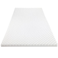 Deluxe Egg Crate Mattress Topper 5 cm Underlay Protector King Single - JVEES