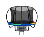 8FT Trampoline Round - Rainbow - JVEES