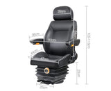 Adjustable Tractor Seat with Suspension - JVEES