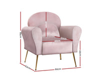 Accent Armchair - Pint Velvet