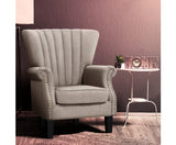 Fabric Armchair Accent Chair - Beige - JVEES