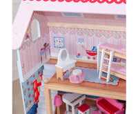 Doll Cottage with Furniture for Kids