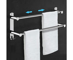 Stretchable 45-75 cm Towel Bar for Bathroom and Kitchen