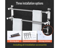 Stretchable 45-75 cm Towel Bar for Bathroom and Kitchen