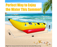 Boat Tube 3-Person Towable Tube For Boating Banana Float