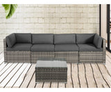 Outdoor Modular Lounge Sofa - Grey