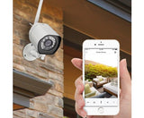 1280x720p Wireless IP Network Outdoor Home Security Camera With Night Vision (2 Pack) - JVEES