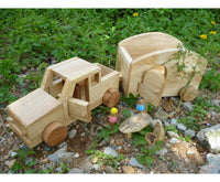 Wooden Truck and Caravan Model - JVEES