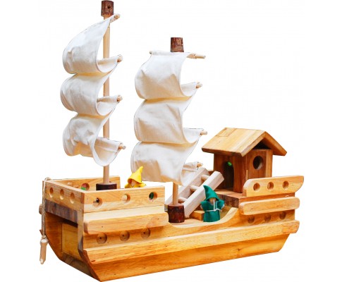 Wooden Pirate Ship - JVEES