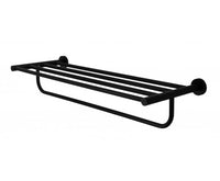 Classic Towel Bar Rail Bathroom Electroplated Matte Black Finish - JVEES