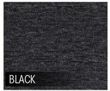 5m2 Box of Premium Carpet Tiles Commercial Domestic Office Heavy Use - Black - JVEES