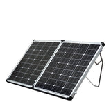 New 12V 160W Solar Folding Panel Kit Caravan Boat Camping Power Mono Charging