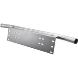 Number Plate Bullbar Frame Mounting Bracket Silver Light Bar Antenne UHF Holder - JVEES