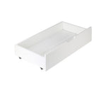 Set of 2 Single Size Wooden Trundle Drawers - White - JVEES