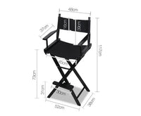 Tall Director Chair - Black - JVEES