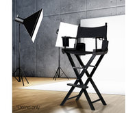 Tall Director Chair - Black x 2 - JVEES