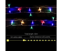 Christmas LED String Lights - Multi Colour - 50M - JVEES