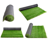 Artificial Grass 10 SQM Polyethylene Lawn Flooring 20mm Olive - JVEES