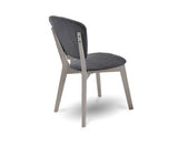 Set of 2 Dining Chair Solid hardwood White Wash - JVEES