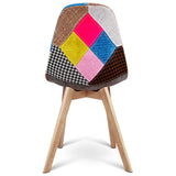 Set of 2 Replica Eames Dining Chairs Fabric - JVEES