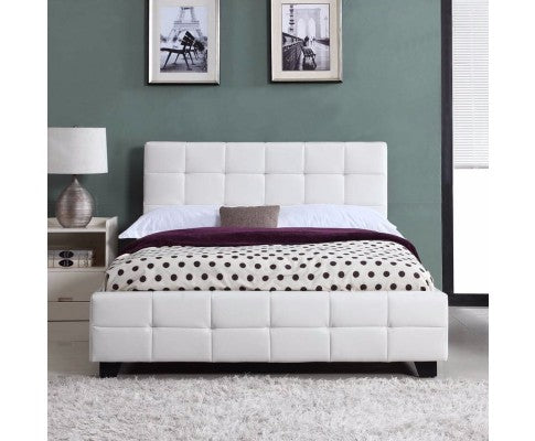 Bella Bedframe Queen Size - White - JVEES