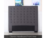 Cilantro Queen Charcoal Headboard - JVEES