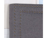 Enzo Queen Charcoal Headboard - JVEES