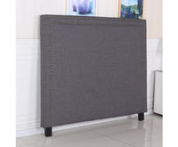 Enzo Queen Charcoal Headboard - JVEES