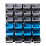 48 Piece Bin Wall Mounted Storage Rack - JVEES