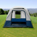 4 Person Family Camping Tent Navy Grey - JVEES