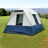 4 Person Family Camping Tent Navy Grey - JVEES