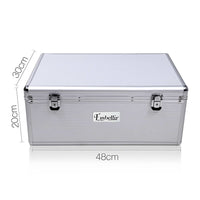 Aluminium CD DVD Bluray Storage Case Box 500 Discs SL - JVEES